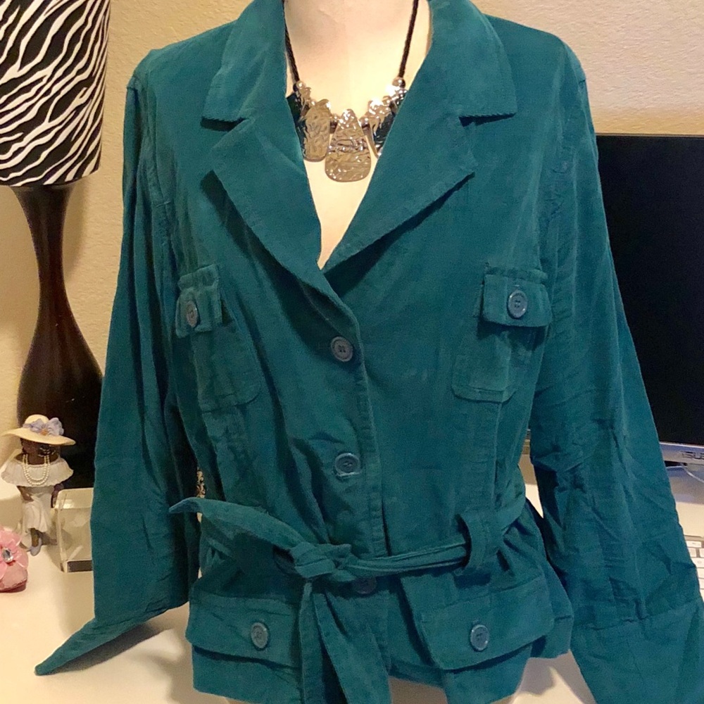 D.F.A. New York Teal Jacket💋